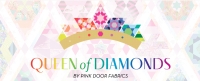 Queen of Diamonds  von Pink Door Fabrics