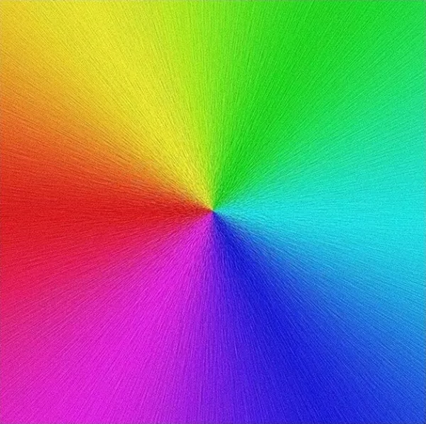 Hoffman Supernova Panel ca. 106 x 106 cm, Jeanne Sumrall - Ajero Sprectrum