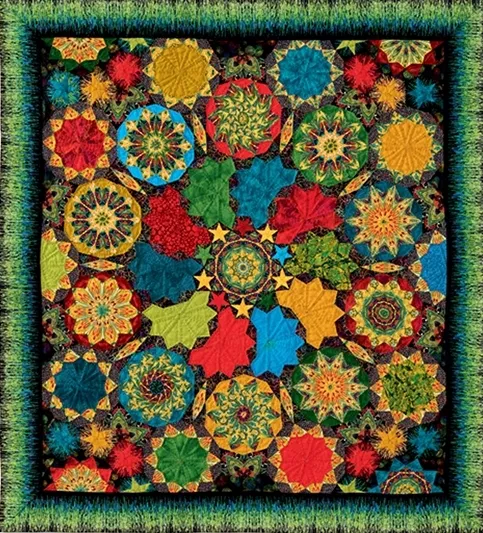 Acrylschablonenset "Battle of the Stars" aus Millefiori 3 - 15teilig; 1,5 inch