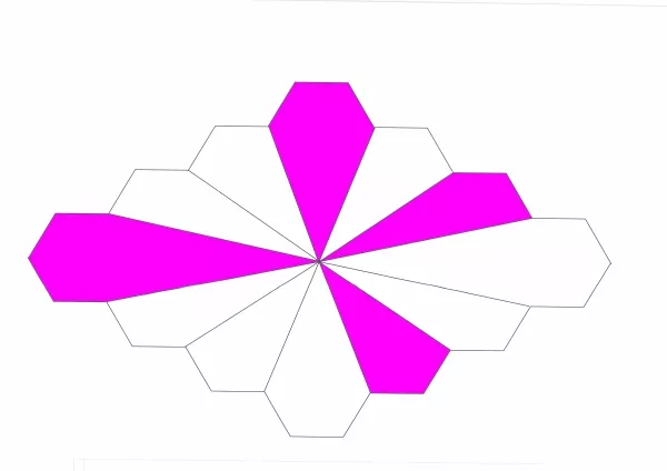 Acrylschablonenset "Dodecagon"