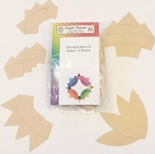 Paper Pieces zum Block Brimfield Awakening (12 Blöcke) ohne Kern, Durchmesser ca 35 cm