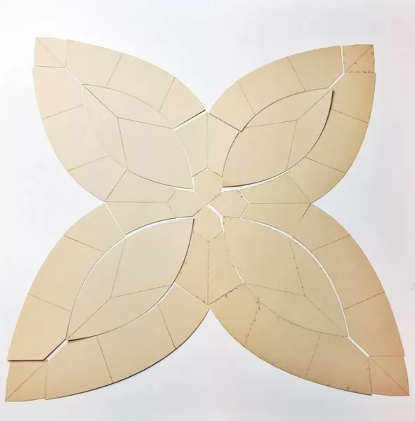 Paper Pieces zum Block "Brimfield Meadows" (1 Block)