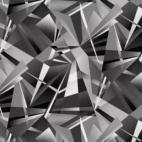 Henry Glass - Geo-Topia shattered black