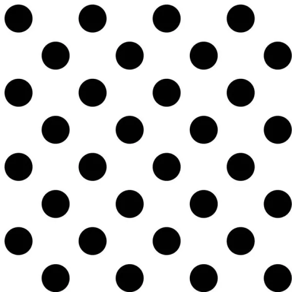 Tula Pink - "Linework" Dots schwarz auf weiss