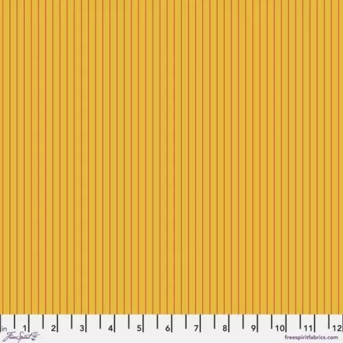 Tula Pink - True Colors - "Tiny Stripes" - Sunrise