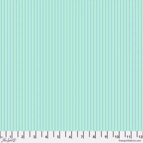 Tula Pink - True Colors - "Tiny Stripes" - Misty