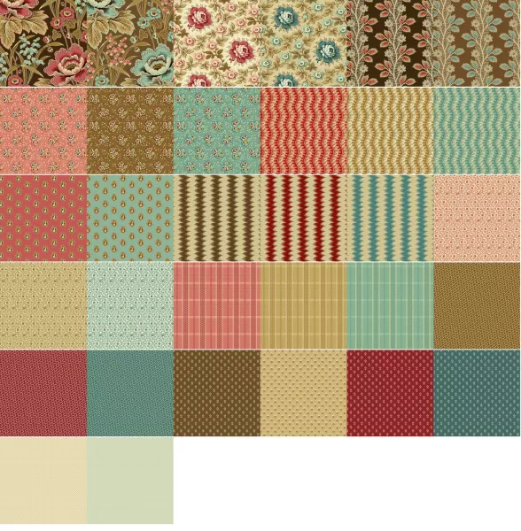 "Oak Alley" von Di Ford - Fat Quarter Package (26FQ)