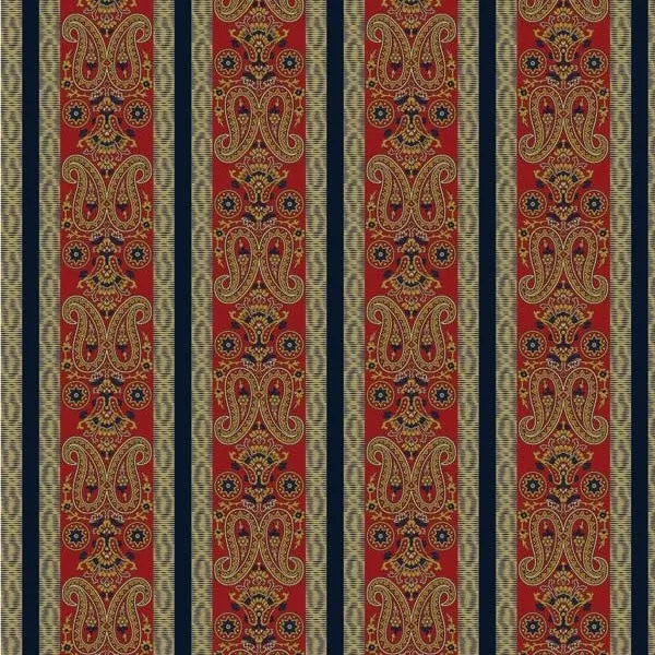 Paula Barnes Americana Paisley red