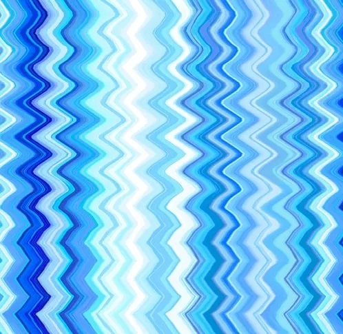 Wild Ripples Stripe, spa blue - digital print