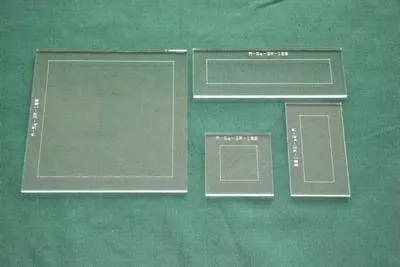 Acrylschablonenset Pretty & Useful "Square by Square"