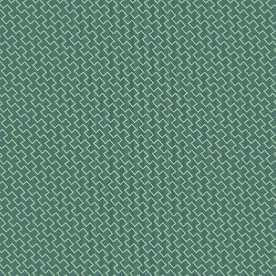Andover, Di Ford-Hall, "Oak Alley - Dovetail Geometric - Teal" A-9935-T