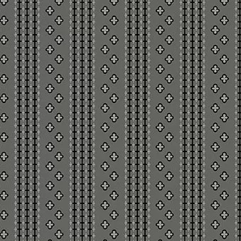Andover, Renee Nanneman "Veranda" - Charcoal Tufted Stripe 155-C