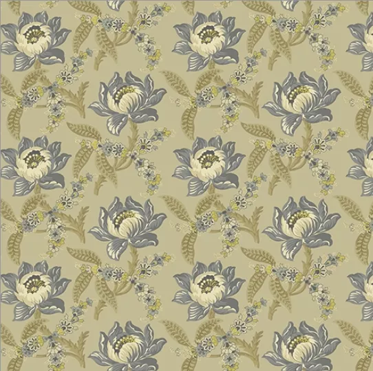 Andover, Renee Nanneman "Veranda" - Oat Veranda Floral 148-N
