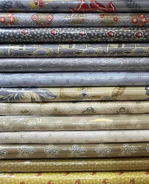 Andover, Renee Nanneman "Veranda" - Dove & Oat, Fat Quarter Package light (10FQ)