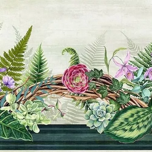 In the beginnings: BOTANICAL BORDER by Jason Yenter 1632BL