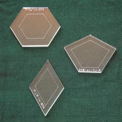 Acrylschablonen-Set "Liesels Fünfeck"