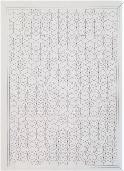 Komplettsatz Paper Pieces für den Quilt "Buona Sera ... kiss me good night" aus Millefiori 5, ganzer Quilt