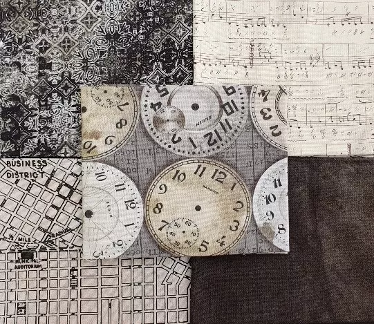 Fat Quarter Package (5 FQ) "Eclectic Elements III" Tim Holtz