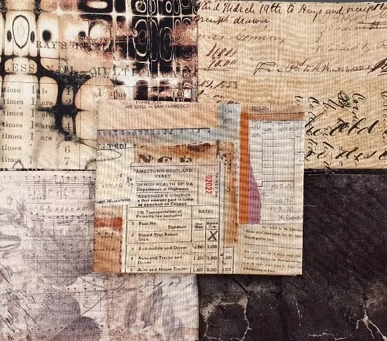 Fat Quarter Package (5 FQ) "Eclectic Elements IV" Tim Holtz
