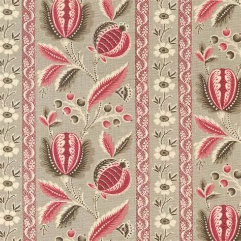 Moda French General "Chateau de Chanitilly " Bordüre rouge 13940-12