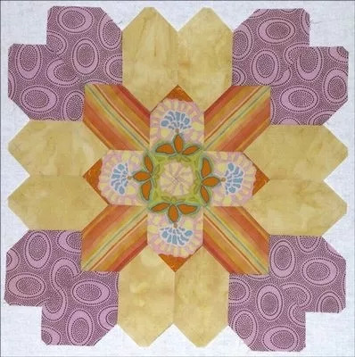 Acrylschablone Elongated Hexagon, Pretty & Useful "gestrecktes"
