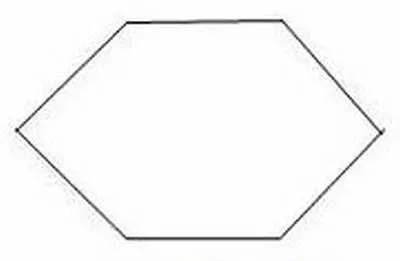 Paper Pieces "elongated" Hexagon, Pretty & Useful gestrecktes Se