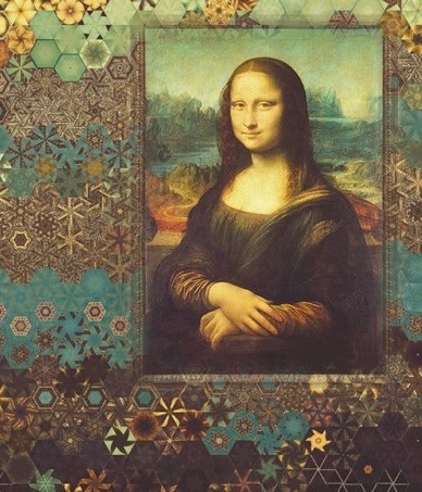 Stoffpaket: 7 Panels "Mona Lisa" von Robert Kaufman