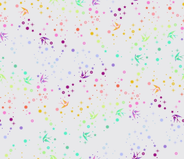 Tula Pink - "True Colors" Fairy Dust Whisper Quilt Backing 108" weit (ca. 274 cm breit)