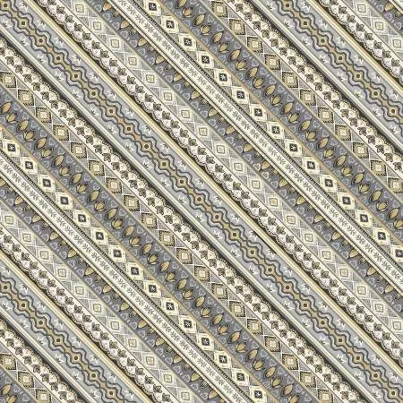 Michael Miller "Hampton Court - Grey Chelsea Stripe" CX11633-GRAY