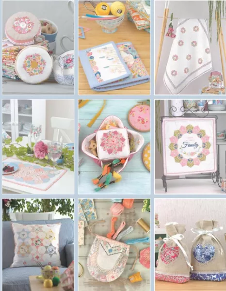 English Paper Piecing "A Stitch in Time" - Sharon Burgess