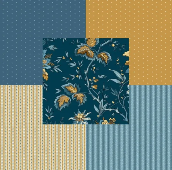 Beach House Prints - Edyta Sitar for Laundry Basket Quilts - Fat Quarter Package (5FQ)
