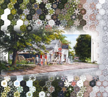 Stoffpaket: 7 Panels "Hometown - Standard Service" von P&B Textiles