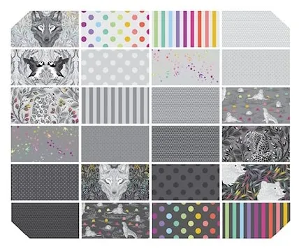 Tula Pink - Graywork - Fat Quarter Package (24FQ)