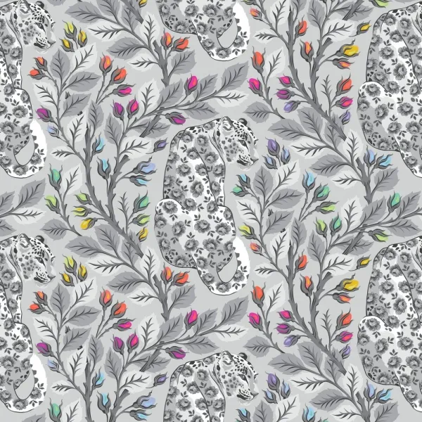 Tula Pink - Graywork - "Beautymark" Fog