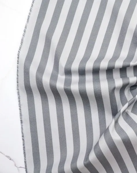 Tula Pink - Graywork - "Tent Stripe" Fog