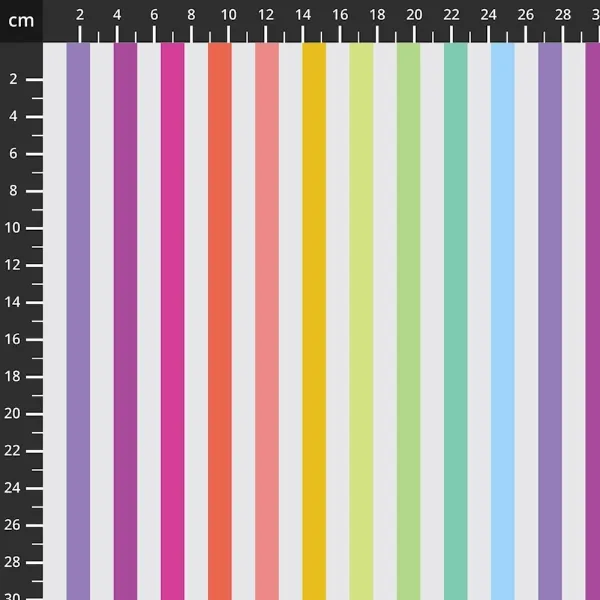 Tula Pink - Graywork - "Disco Stripe" Whisper