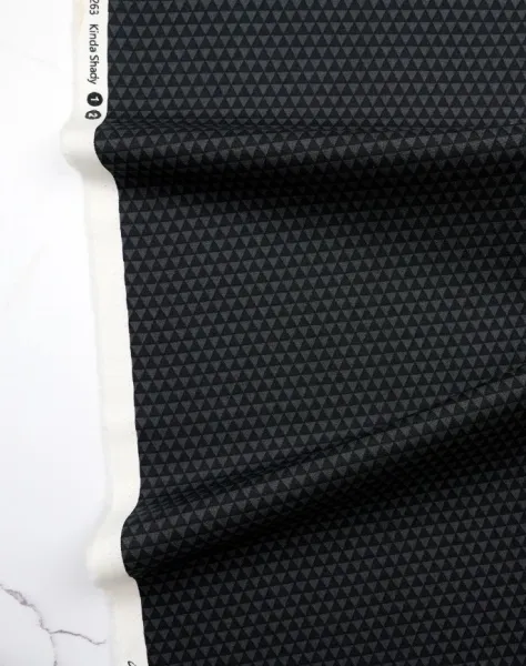 Tula Pink - Graywork - "Kinda Shady" Carbon
