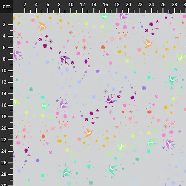 Tula Pink - Graywork - "Fairy Dust" Fog