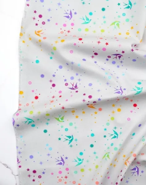 Tula Pink - Graywork - "Fairy Dust" Fog
