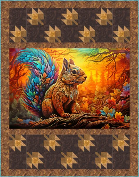 Paneel "Mystic Squirrel" von Rubin Design