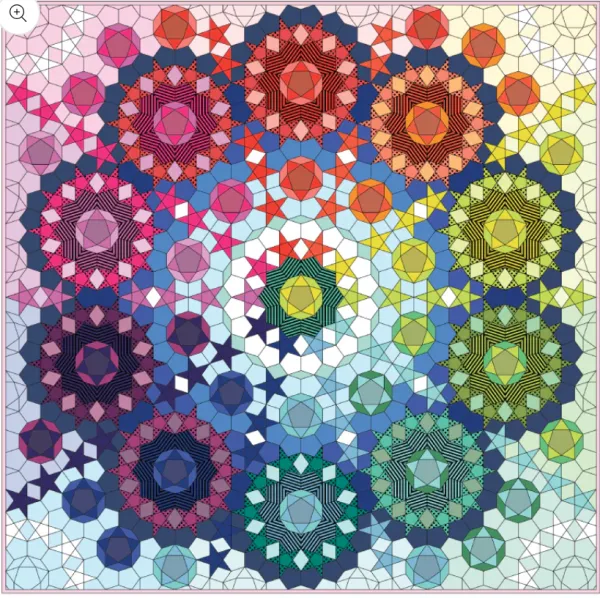 Paper Pieces zur "Supernova" von Tula Pink - Komplettset
