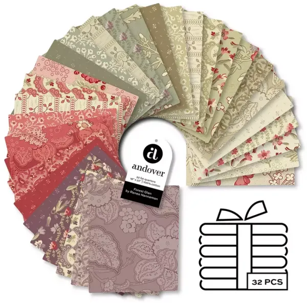 Andover, Renee Nanneman "Forest Glen" - Fat Quarter Package (32FQ)