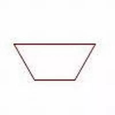 Paper Pieces Halb-Hexagon, Pretty & Useful halbes Sechseck