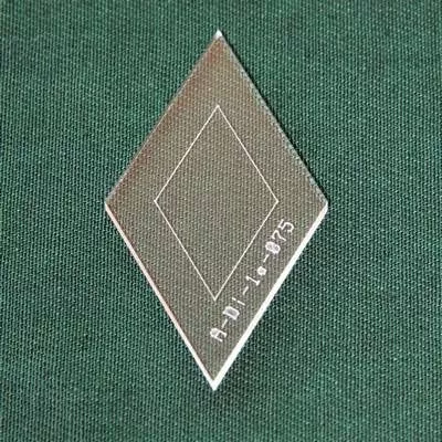 Acrylschablone Diamond, Pretty & Useful Raute 60°
