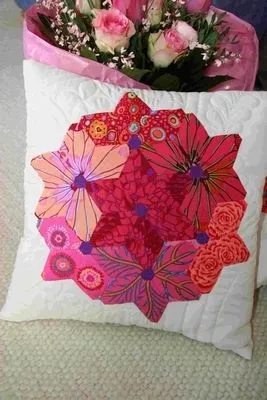 Acrylschablonenset 4-er Auge und Hexagon für Blüte 35 cm