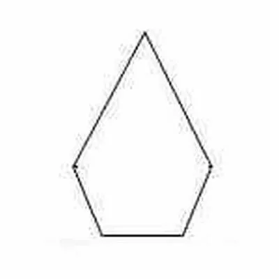 Paper Pieces Jewel, Pretty & Useful gestrecktes Pentagon