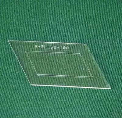 Acrylschablone Pretty & Useful Parallelogramm
