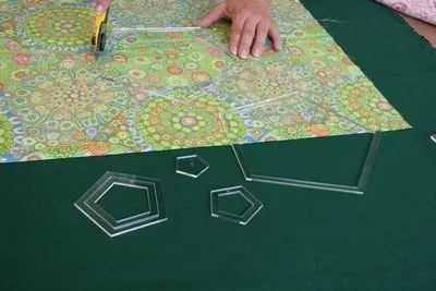 Set Acrylschablonen Pentagon, Pretty & Useful Fünfeck 11-fach