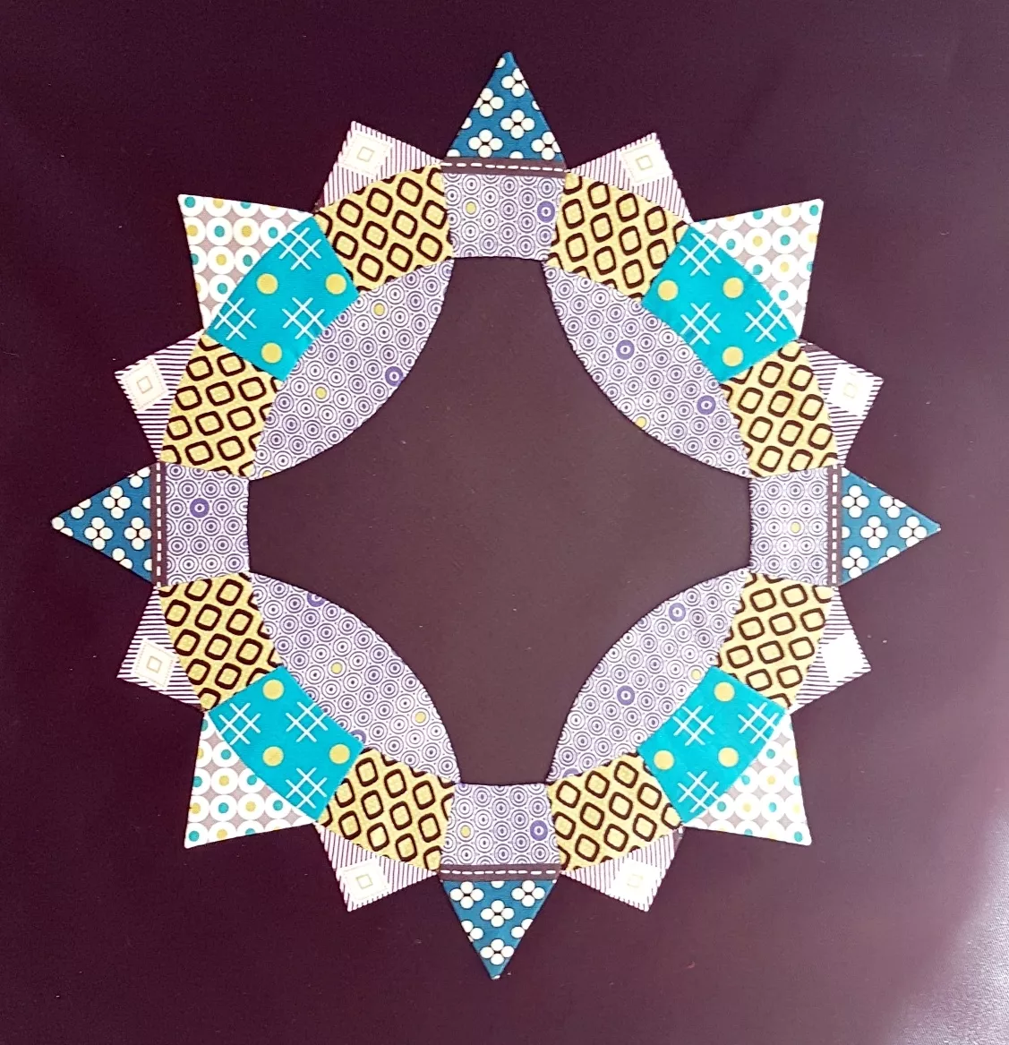 Paper Pieces zum Block Brimfield Awakening (1 Block) ohne Kern, Durchmesser ca 35 cm