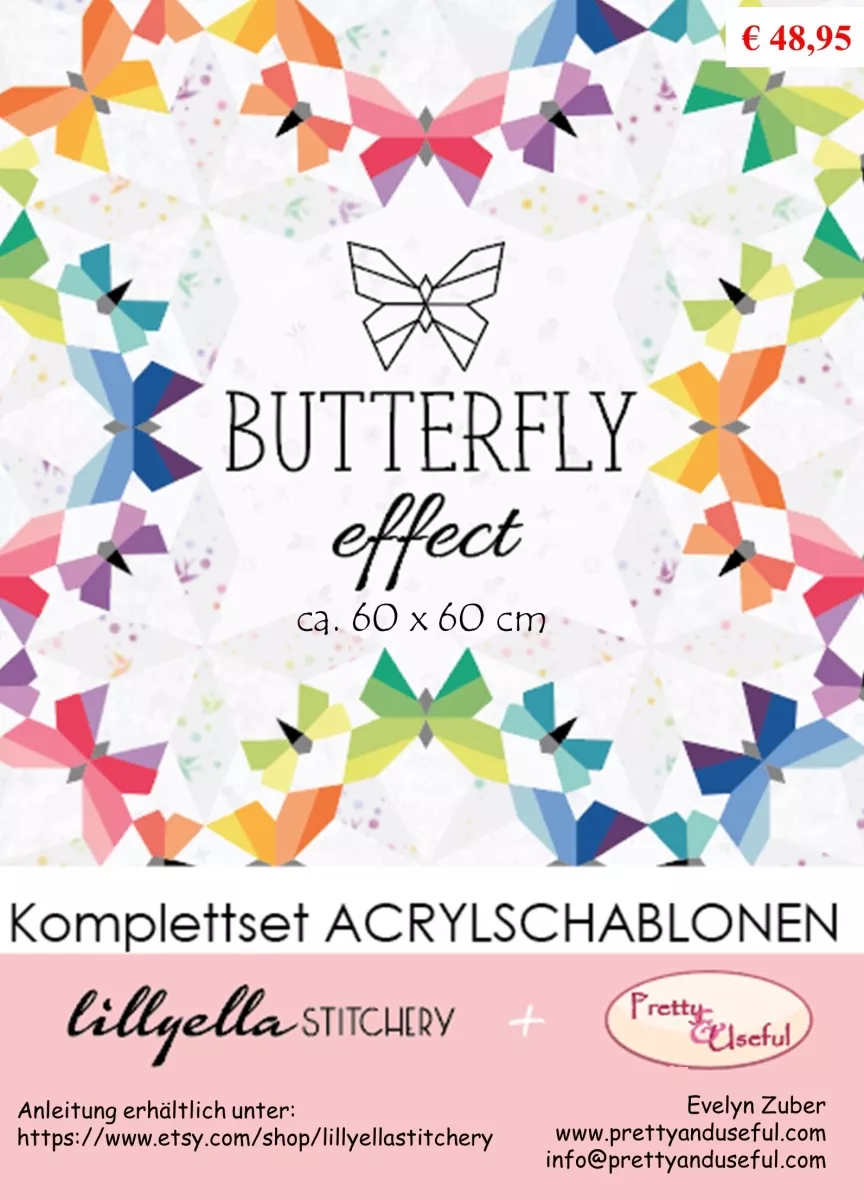 Acrylschablonenset zu BUTTERFLY EFFECT (19-teilig)
